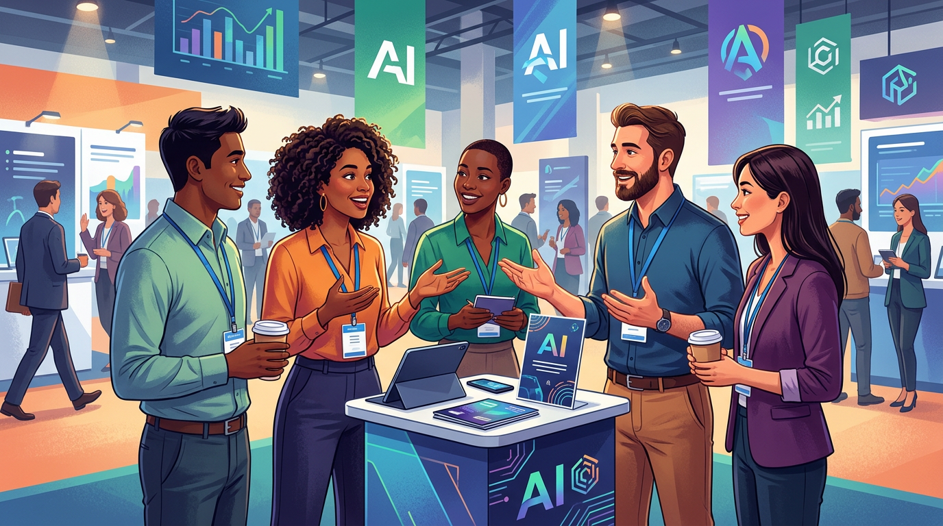 יזמים ומשקיעים מתחברים בכנס AI ישראלי, המייצג את הצמיחה של בינה מלאכותית לעסקים בישראל