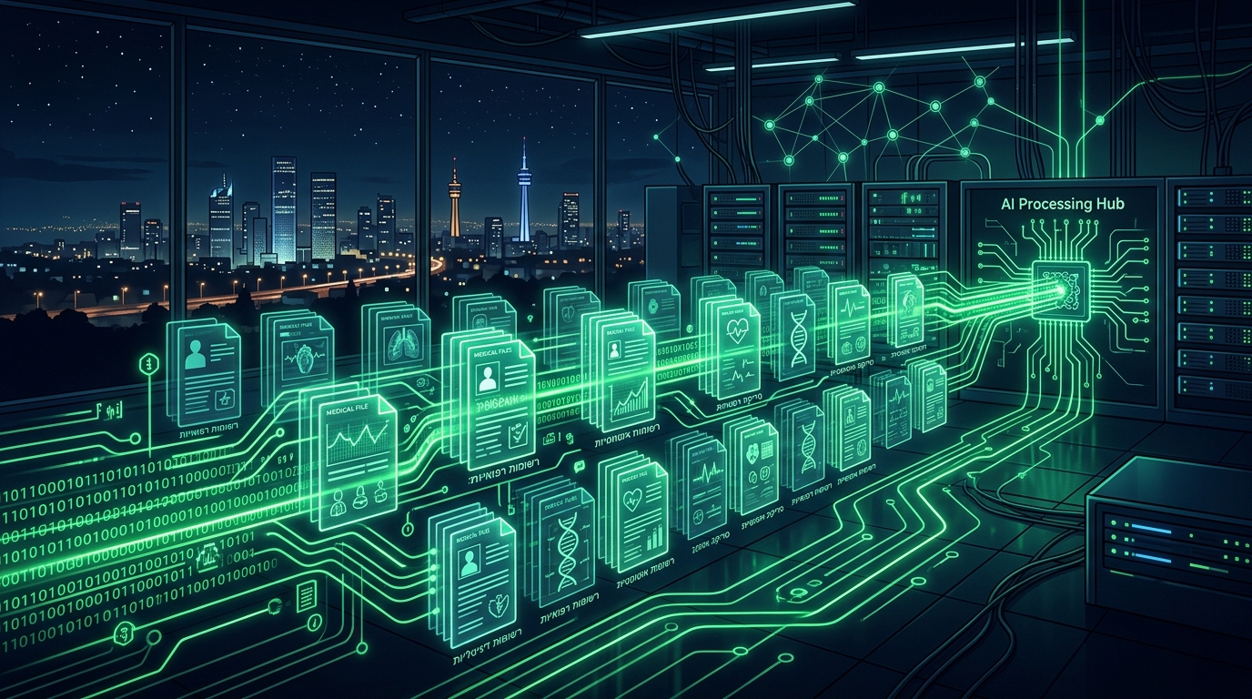 מערכת בינה מלאכותית כללית סורקת תיקים רפואיים בלילה