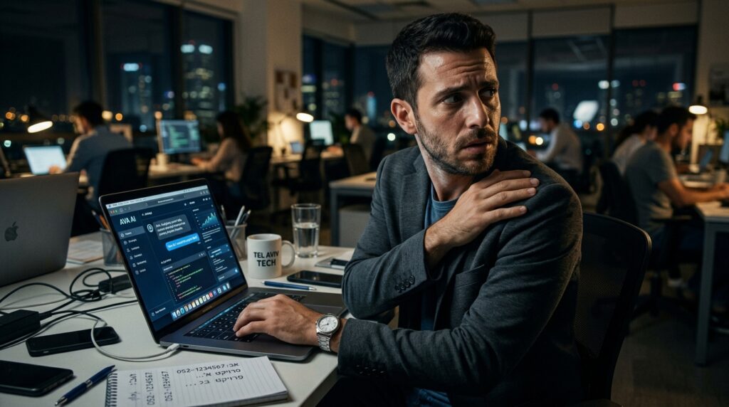 עובד צעיר משתמש בבינה מלאכותית בסתר ומפחד שיגלו - בושת ה-AI