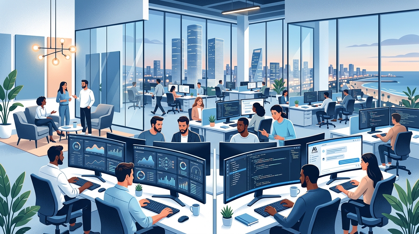 מפתחים ישראלים עובדים עם Claude של Anthropic בחברת תשתית קריטית