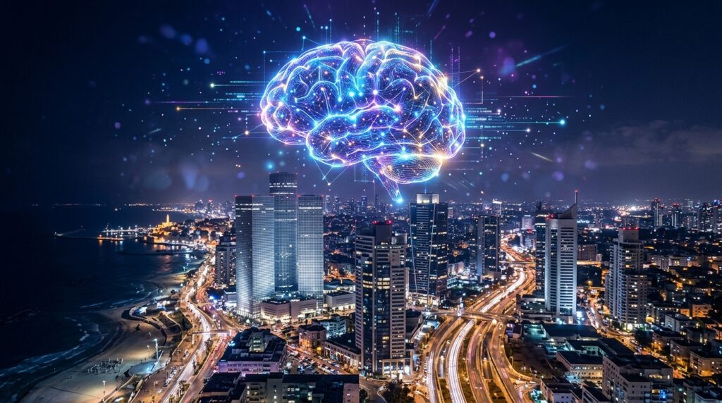 מה זה AI - בינה מלאכותית מעל אופק תל אביב בעתיד הקרוב