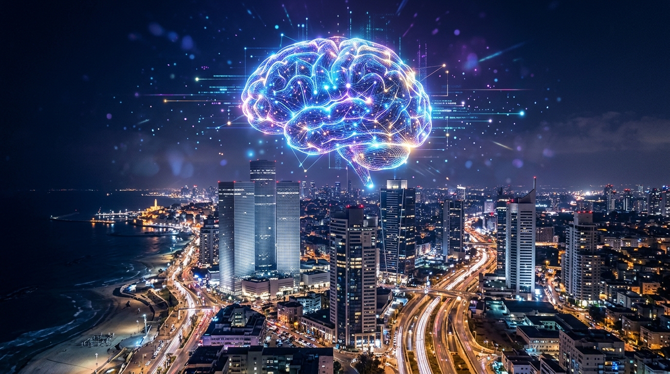 מה זה AI - בינה מלאכותית מעל אופק תל אביב בעתיד הקרוב